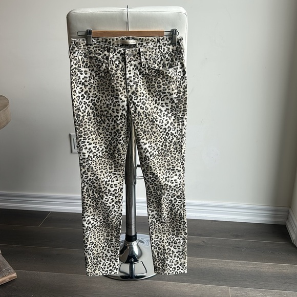 Rich & Skinny Leopard Animal Print Skinny Jeans Mid Rise Size 27 - Picture 6 of 16